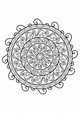 Mandala complex Book Free 21  Mandalas Kids Coloring Pages sketch template