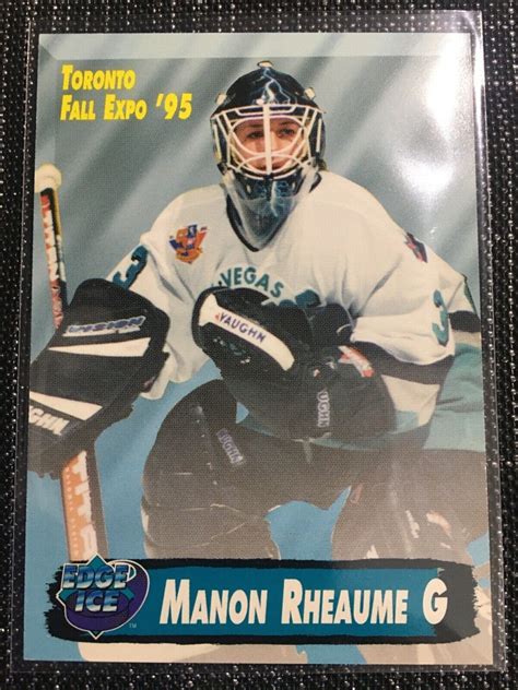 MANON RHEAUME Collector’s Edge Promo RARE !! Tampa Bay Lightning !! | eBay