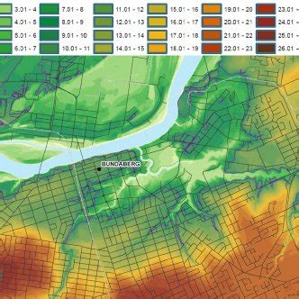 Inundation map of 2013 flood (Bundaberg Regional Council, 2013c). | Download Scientific Diagram