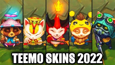 ALL TEEMO SKINS 2022 | League of Legends - YouTube