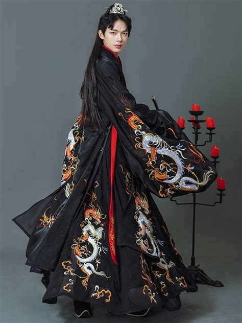 Chinese Ancient Embroidery Hanfu Clothing Male - Fashion Hanfu