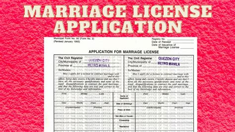 Marriage License Philippines| Application and Tips 2020-2021 - YouTube