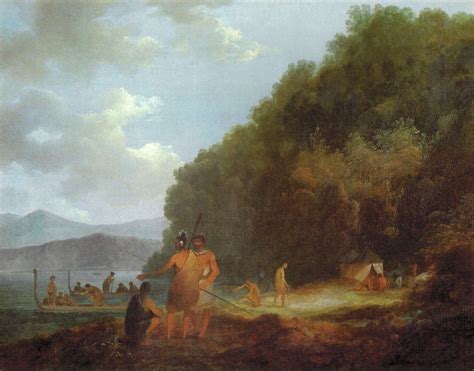 File:'Ship Cove, Queen Charlotte Sound, oil on canvas painting by John Webber, c. 1788, Te Papa ...