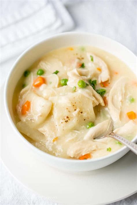 Homemade Chicken and Dumplings - Saving Room for Dessert