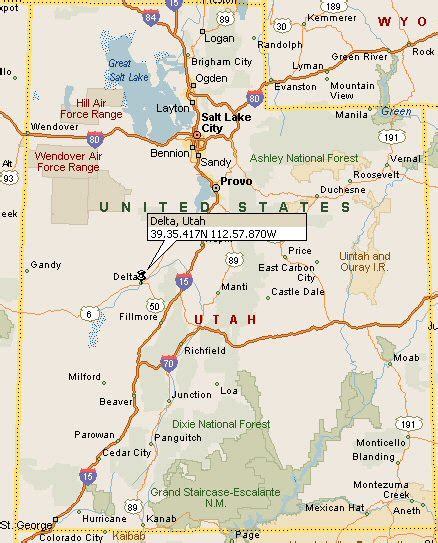 Delta, Utah Map 4