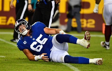 Giants OL Nick Gates still recovering from gruesome leg injury: ‘I just ...