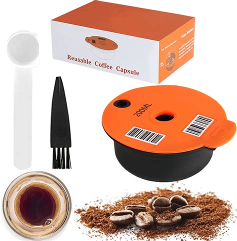 200ml/220ml Reusable Coffee Capsule, Compatible with Bosch Tassimo ...