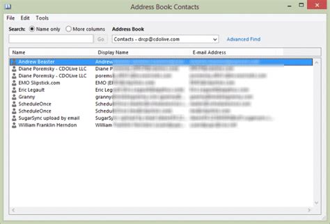 How to Print Outlook Address Books