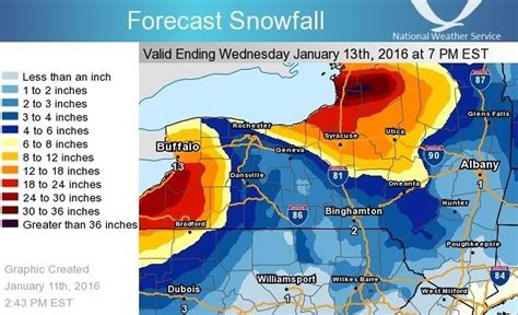 CNY lake effect snow watch upgraded to warning: 12 to 18 inches ...