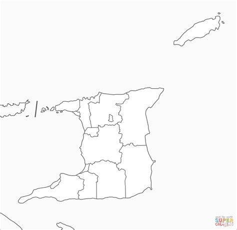 Printable Map Of Trinidad And Tobago | Free Printable Maps