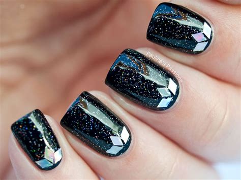 Elegant Diamond Glitter Placement Nails | Elegant nails, Elegant nail art, Pretty nails glitter