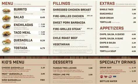 Cafe Rio Menu, Menu for Cafe Rio, Centennial, Denver - Urbanspoon/Zomato