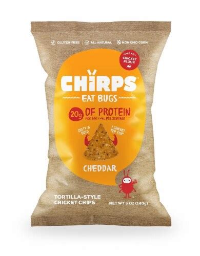 Chirps Cheddar Tortilla-Style Cricket Chips, 5 oz - Kroger