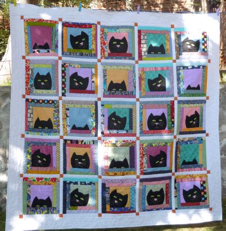 Black Cat Quilt Along | Quilt Patterns & Blocks | Angie Padilla Quilt ...