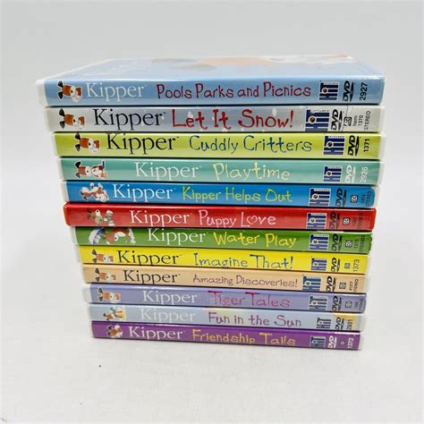 Kipper DVD Lot Of 12 Puppy Love, Tiger | Grelly USA