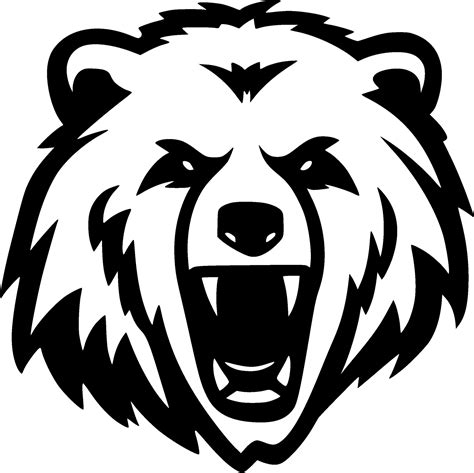 Bear - Black and White Isolated Icon - Vector illustration 26708934 Vector Art at Vecteezy