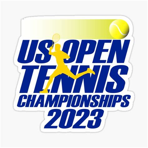 "2023 US Open Tennis Art" Sticker for Sale by wahyuni | Redbubble