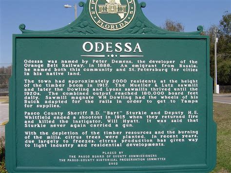 Historic Markers in Pasco County, Florida