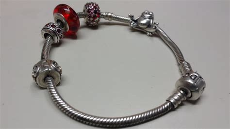 Pandora - Pandora silver bracelet with 5 charms - Catawiki