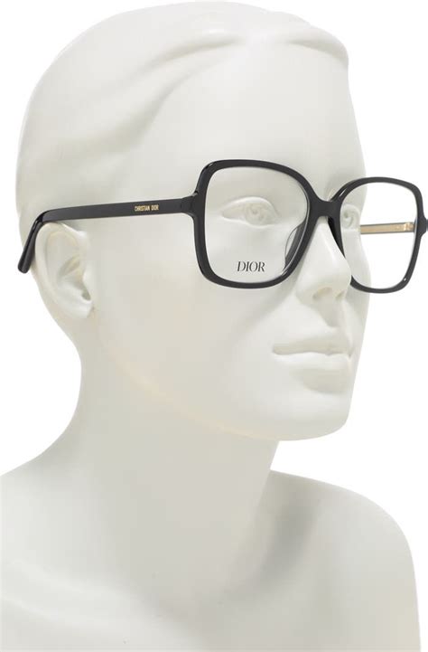 DIOR Spirito 56mm Square Reading Glasses | Nordstrom