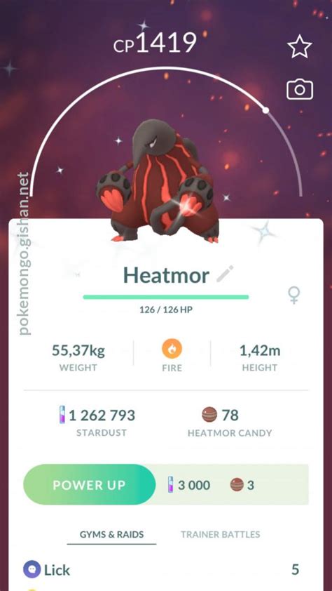 Shiny Heatmor - Pokemon Go