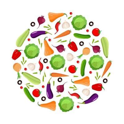 Vegetable Vector Art, Icons, and Graphics for Free Download