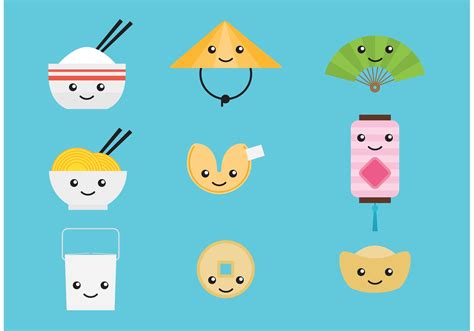 Cute Chinese Vector Characters - Download Free Vector Art, Stock ...