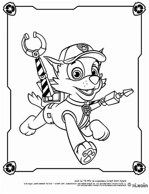 Rocky Paw Patrol Coloring Pages at GetColorings.com | Free printable ...