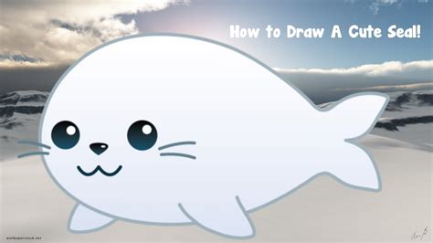 Cute Seal Drawing