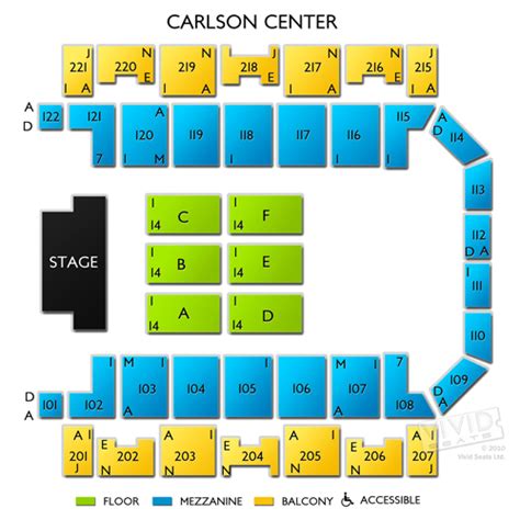 Carlson Center Seating Chart | Vivid Seats