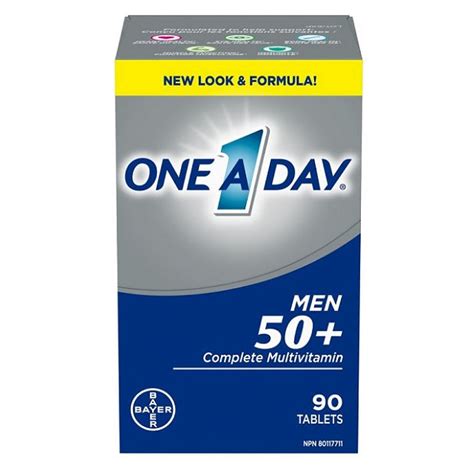 One A Day Men 50+ Complete Multivitamins 90 Tablets