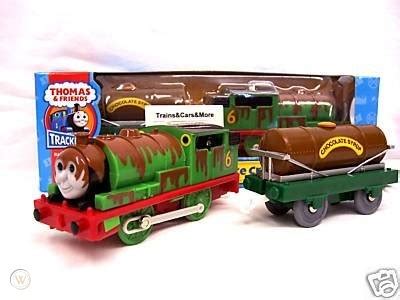 Thomas Motorized TrackMaster Chocolate Crunch Percy NIB | #53748245