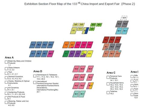 Layout Map of 2023 Canton Fair Venue, Pazhou Complex Map - Easy Tour China