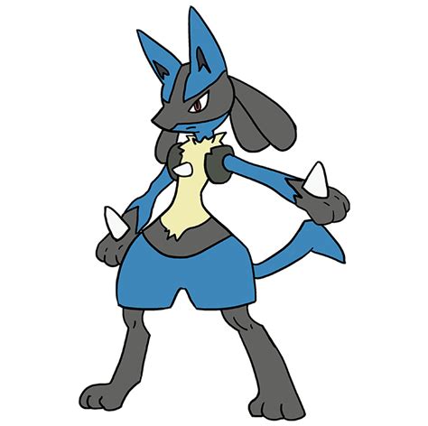 How to Draw Lucario Pokémon - Really Easy Drawing Tutorial