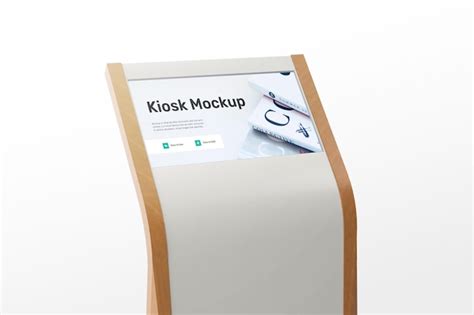 Premium PSD | Kiosk mockup psd template