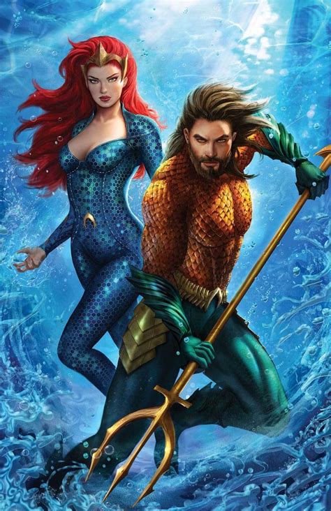 New Aquaman 2 Cover Shows Off Amber Heard's Mera (Photo)