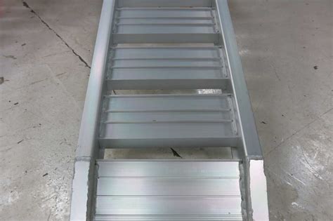 Aluminum Car Hauler Ramp Set - 72" x 14-1/2" - 6,000 lbs - Qty 2 Stallion Car Ramps 288-07503