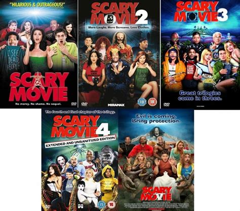 Scary Movie Complete DVD Collection [5 Discs] Boxset: 1 / 2 / 3 / 4 / 5: Amazon.fr: DVD et Blu-ray