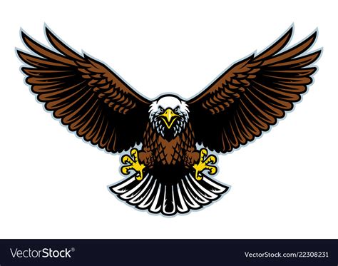 Eagle Head Vector Clipart Wings