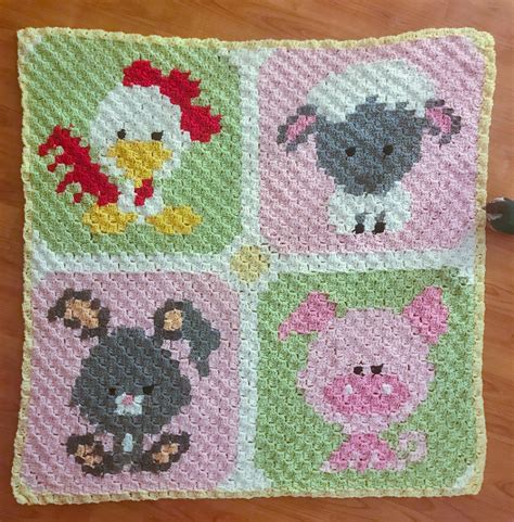 C2C Crochet Patterns / Finished this c2c baby blanket! : crochet