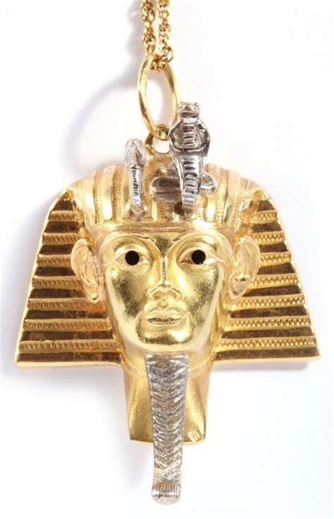 14k Gold King Tut Pendant - Mar 15, 2015 | Main Auction Galleries in OH