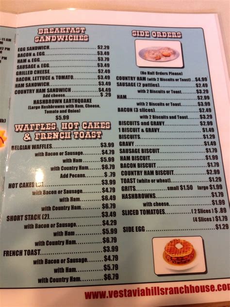 Ranch House Menu, Menu untuk Ranch House, Vestavia/Cahaba Heights, Birmingham - Urbanspoon/Zomato