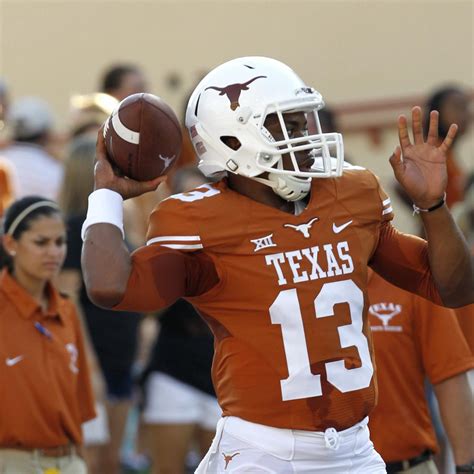 Texas Football: Breaking Down the Longhorns' QB Contenders for 2015 ...