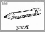 Pencil Coloring Page  Ezpzlearncom sketch template