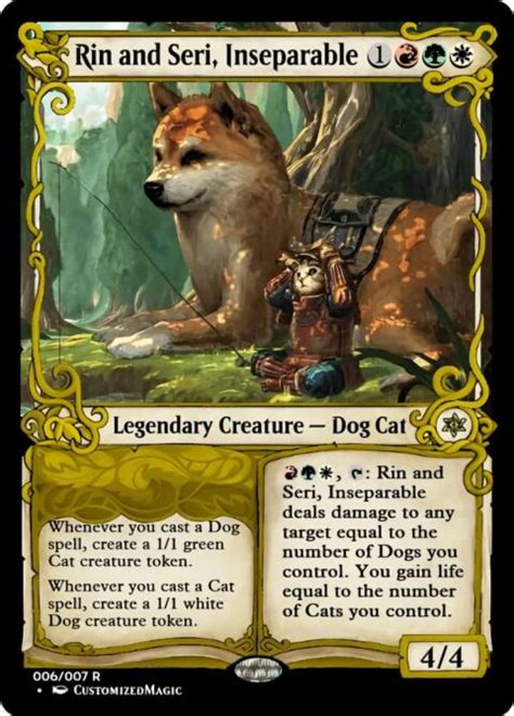 Rin And Seri, Inseparable | Magic The Gathering Proxy Cards