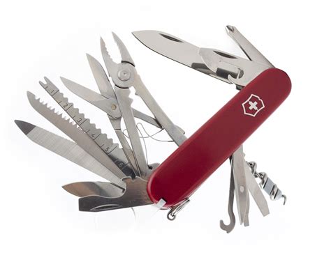 Victorinox SwissChamp Swiss Army Knife in Red, 33 Functions Victorinox Knife Set, Knife Sets ...