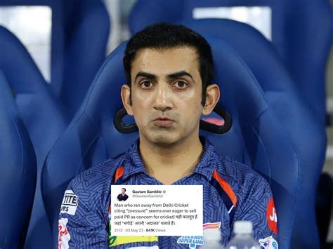 Gautam Gambhir tweets for the first time after fight with Virat Kohli