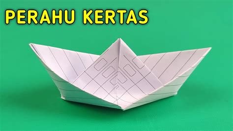 Cara Membuat Perahu Dari Kertas - YouTube