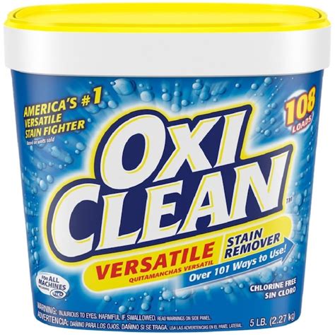 OxiClean Laundry Stain Remover Powder - Pre-Treat, 5 lb - Brighter ...