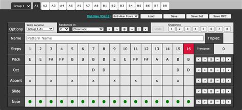 Amit Talwar's TD-3 - Patcher: An Online App to Create Behringer TD-3 Patterns and Live Playing